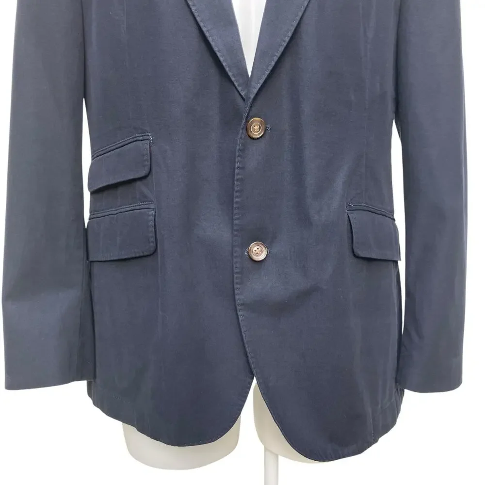 Kroon Sting Wash Blazer Jacket Sport Coat 42R Black 2 Button Single Breasted - Picture 3 of 16